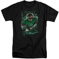 JLA - Green Lanter # nevolje - visoka fit majica kratkih rukava - XXX-velika