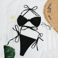 Ženske kupaće kostime Ženske crne čipke Bikini kupaći kostim kupaći kostim za kupaće kostimu za cipele