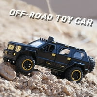 Vaga Patton Die Cars Live Metal Toy Automobili, vanjski model igračaka automobila sa zvukom i svjetlom,