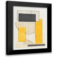 Delamater, Rob Black Moderni uokvireni muzej Art Print pod nazivom - Mapiranje Bauhaus IV