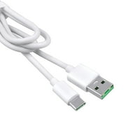 3,3ft bijeli 5a brz USB-C punjač za punjenje kablske kabele za punjenje za galaksiju A20S A30S A50S