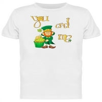 Ti i mi leprechaun majica muškarci -Image by shutterstock, muški veliki