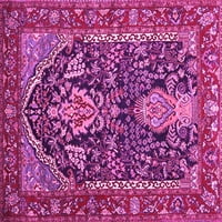 Ahgly Company Zatvoreni pravokutnik Perzijske ružičaste tradicionalne prostirke, 5 '7'