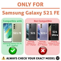 Označava tanka futrola kompatibilna za Samsung Galaxy S Fe 5g, zaštitni ekran stakla ukljn, zaustaviti