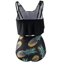Odijelo za rubper za žene Set Split kontrast Ženski gradijentni kupaći kostimi Bikini Juniors kupalište