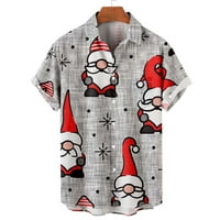 Božićna majica za muškarce Holiday Sease Sezona poklon-mučina božićna košulja Novost Santa Claus Short