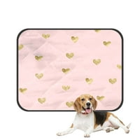 Pink Gold Hearts kućni ljubimac mačji krevet piškim jastučićima mat jastuk za ottove psiklketi Kennel