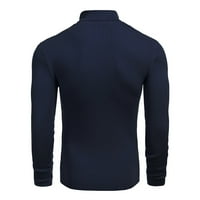 LisingTool vrhovi muški jesen i zimski vuni džemper košulja za pulover okrugli vrat Svi odgovarajući