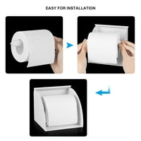 Valjak za toaletni papir-All Style Plastična opruga opterećena bijela toaletna valjka za papir