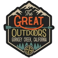 Gurnsey Creek California The Great na otvorenom dizajn frižider magnet