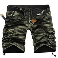 Muški lagani multi džepovi Ležerne prilike za teretne kratke hlače opušteno fit camo na otvorenom Štorke