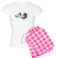 Cafepress - grubo glatko Collies Pidžama - ženska svetlost pidžama