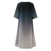 xiuh plus veličina za ženska krasta vrata ruched haljina s kratkim rukavima midi haljina tulle casual