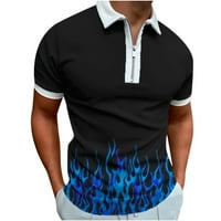 Ležerne majice za muškarce - Slim modne majice vrhovi gradijentskih rukava za slobodno vrijeme, jakna