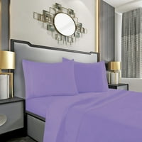 Elegantna udobnost Silky-soft-meka serija - 2-komadni jastučnici bez bora, standardne veličine, lila