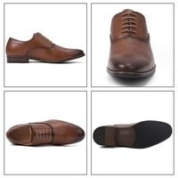 Muške haljine cipele, muške cipele od Oxford, kožne stilske čipke-upbrogues, poslovna casual formalna