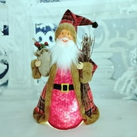 Univerzalni točak Santa Claus Električna glazbena svjetla Santa Claus ukrasi Božićni pokloni Dekoracije