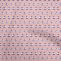 Onuone pamučna poplin lagana ružičasta tkanina životinjska tkanina za šivanje tiskane plafne tkanine