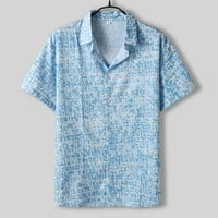 Muškarci kratkih rukava Proljeće Ljetne casual tiskane majice Moda Top bluza Košulje Ljetna odjeća za