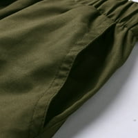 Wozhidaoke teretni pantalone za muškarce muške modne casual čvrste boje višestruki džepni kombinezon