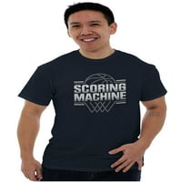 Cool košarkaški stroj za bodovanje Muška grafička majica Tees Brisco brendovi s