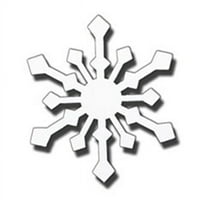 Selo kovano željezo B-MAG-85W Snowflake magnet - crna