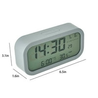 Skandinavski stil ° širokokutni prikaz LCD ekrana Elektronski sat, alarmni sat Datum Datum temperature