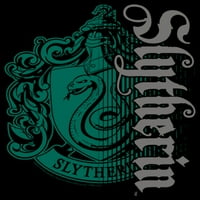 Muški Harry Potter Slytherin Tamne značke Logo Povucite preko kapuljače Crnog malog