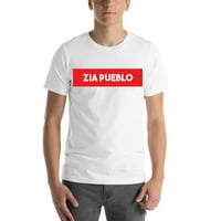 3xl Super crveni blok Zia Pueblo Short rukav pamučna majica s nedefiniranim poklonima