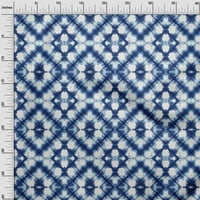 Onuone pamuk poplin indigo plavi tkanini Geometrijski shibori Craft Projekti Dekor tkanina Štampano