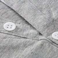 Lumento muška majica kratki rukav ljetni vrhovi pune boje plus veličine t majica labava bluza lažna