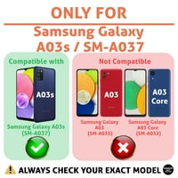 Razgovor s tankom slučaju kompatibilan za Samsung Galaxy A03S, tanki poklopac gela, arapski print, lagana,
