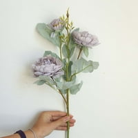 Cleance ArtIficial Lažni Flower Western Rose Cvijet Peony Bridal Vjenčanje Kućni dekor