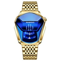 Sat za muškarce muški satovi ispod $ novog vrućeg dijamantskog kvarcnog sata vodootporni modni čelični vinski muškarci, kao što je prikazano