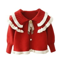 Esaierr Toddler Dječja jesen zimski džemper Cardigan za novorođene djevojke pleteni džemper Cardigan