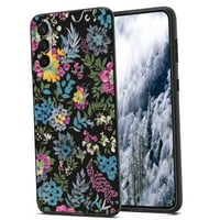 Tamnoplavi-čarobne-šumske sove-gljiva-mjesec-priroda-estetska-sjajna futrola za telefon za Samsung Galaxy