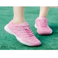 Ymiytan Muškarci Ženske krastavce Prozračne badminton cipele modne tenisice ružičaste 9.5