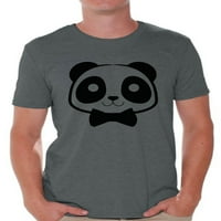 Awkward stilovi muški dapper panda sa majicom sa lukom