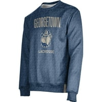 Muška mornarica Georgetown Hoyas Lacrosse Ime Drop Crewneck Duks pulover