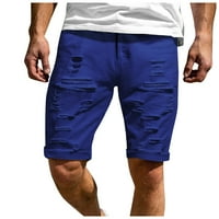 Teretne pantalone za muškarce muške ljetne casual svijetle kratke hlače raširene prljave modne traper