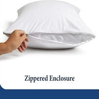 Luksuzni bambus vodootporni patentni jastuk - Premium prozračni i bezobrazni poklopac jastuka sa zatvaračem