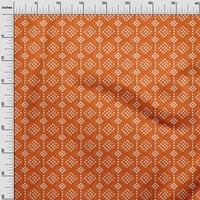 Onuone svilena tabby tkanina narandže Geometrijska bandhana haljina materijala materijal tkanina od