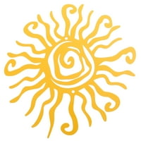 Iron Art Sun Privjesak Personalizirani viseći privjesak za ornament scene