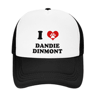 Srce Dandie Dinmont terijer pas Love Kućni ljubimci Smiješni kamiondžija bejzbol kapa