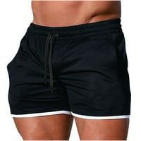 Lopecy-Sta muške čvrste prozračne hlače na plaži kratke hlače na plaži Sportske elastične pantalone