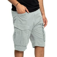 Wozhidaoke muške kratke hlače za muškarce slobodno vrijeme Jogging Cargo Pamuk Muške ljetne kratke hlače