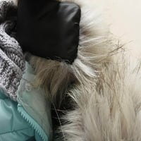 Viikei ženske dukseve sa patentnim kapuljačom jakne za žene ženske kapute plus veličina čišćenje čvrstog ležernog zimskog vitka kaputa