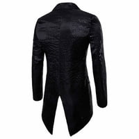 Muški modni kaput Tuxedo casual gumb Fit jakne za odijelo Charm Jedna strana Muška kaputa