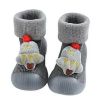 Toddler Cipes Boys veličine snijega Božićne čarape cipele Dječje čarape za bebe crtane babde cipele