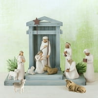 Kreativno držanje Isusova resona kip - Realističan izgled - Angel Style Coanchor Decor - Shatter - minijaturna
